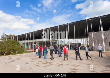 Stonehenge Visitor Centre, Stonehenge, Wiltshire GROSSBRITANNIEN Stockfoto