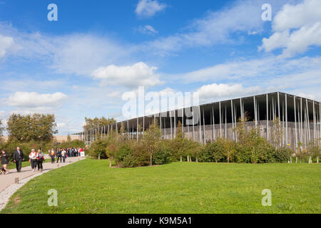 Visitor Center in Stonehenge, Wiltshire Grossbritannien Stockfoto