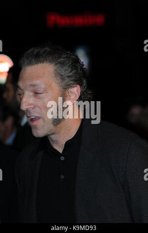 September 18th, 2017 - Paris Vincent Cassel und Darsteller der "Gauguin, Voyage de Tahiti' Film Premiere bei Gaumont Oper in Paris teilnehmen. Stockfoto