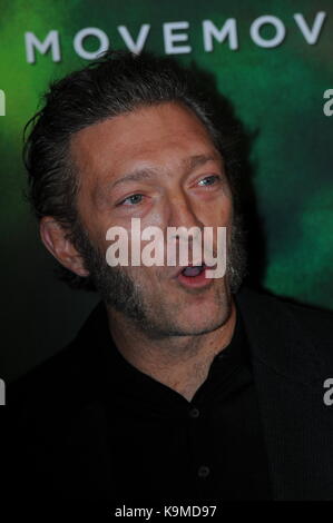 18. September 2017 - Paris Vincent Cassel und die Besetzung nehmen an der Filmpremiere "Gauguin, Voyage de Tahiti" an der Gaumont Opera in Paris Teil. Stockfoto