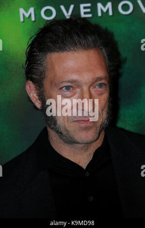 September 18th, 2017 - Paris Vincent Cassel und Darsteller der "Gauguin, Voyage de Tahiti' Film Premiere bei Gaumont Oper in Paris teilnehmen. Stockfoto