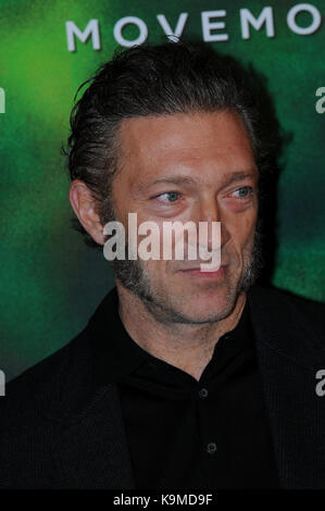 September 18th, 2017 - Paris Vincent Cassel und Darsteller der "Gauguin, Voyage de Tahiti' Film Premiere bei Gaumont Oper in Paris teilnehmen. Stockfoto