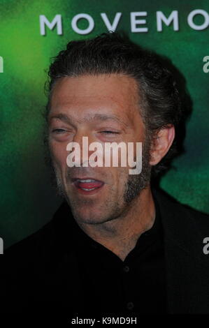 18. September 2017 - Paris Vincent Cassel und die Besetzung nehmen an der Filmpremiere "Gauguin, Voyage de Tahiti" an der Gaumont Opera in Paris Teil. Stockfoto