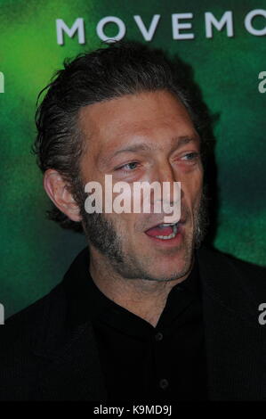 September 18th, 2017 - Paris Vincent Cassel und Darsteller der "Gauguin, Voyage de Tahiti' Film Premiere bei Gaumont Oper in Paris teilnehmen. Stockfoto