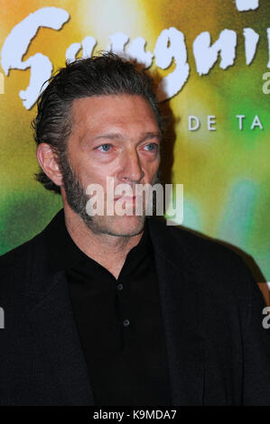 September 18th, 2017 - Paris Vincent Cassel und Darsteller der "Gauguin, Voyage de Tahiti' Film Premiere bei Gaumont Oper in Paris teilnehmen. Stockfoto