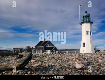 Scituat Licht (1810) - Scituate, Massachusetts, USA Stockfoto