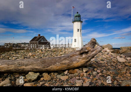 Scituat Licht (1810) - Scituate, Massachusetts, USA Stockfoto