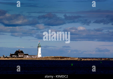 Scituat Licht (1810) - Scituate, Massachusetts, USA Stockfoto