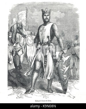 Ich, König Richard Löwenherz, 1157-1199 Stockfoto