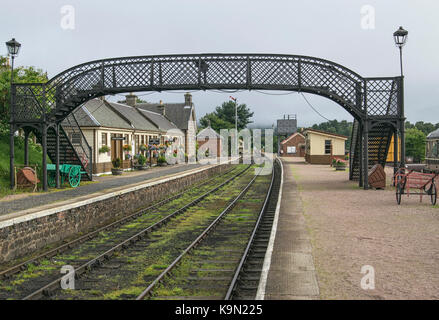 Boot von Bahnhof Zoo in Schottland, Großbritannien Stockfoto