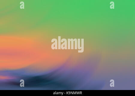 Zusammenfassung Hintergrund, abstrakt glatte Linien mit Bokeh defokussierten Lichter und Schatten. Stockfoto