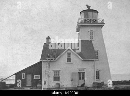 Phare de l Ile aux Perroquets 1890 Stockfoto