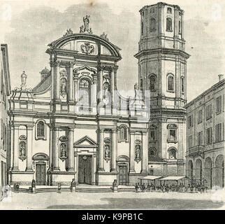 Reggio Emilia Basilika di San Prospero Stockfoto