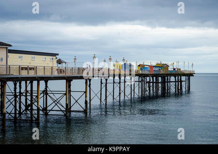 Grand Pier/Teignmouth Grand Pier/Teignmouth Pier, von J W Wilson, Devon, England Stockfoto