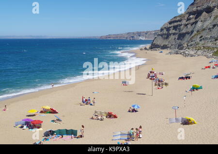 Strand von Porto Dinheiro in Santa Barbara, Portugal Stockfoto