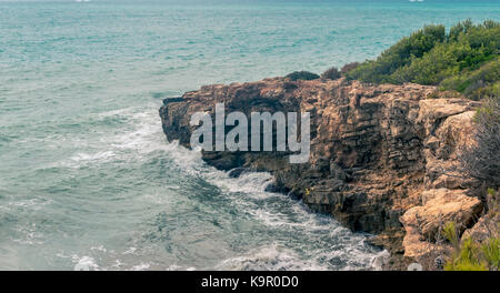 Felsen im Meer Stockfoto