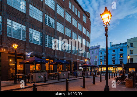 Abend in Brighton City Centre, East Sussex, England. Stockfoto