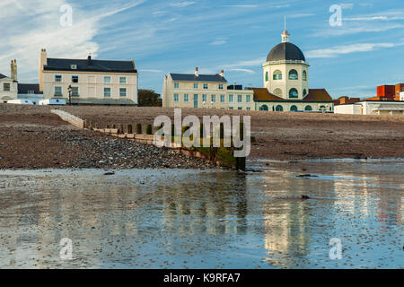 Sonnenuntergang in Worthing, West Sussex, England. Stockfoto