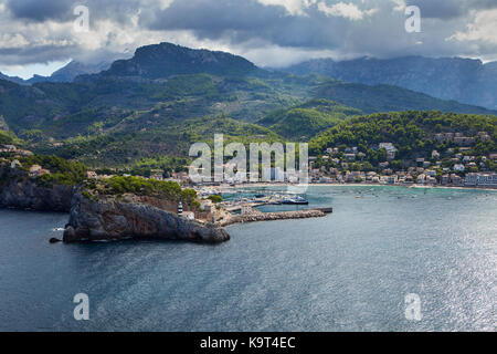 Port de Soller, Mallorca, Spanien, Stockfoto