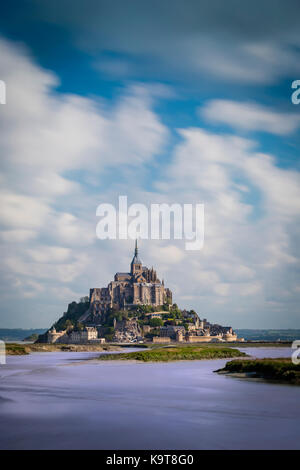 Mont Saint Michel, Normandie, Frankreich Stockfoto