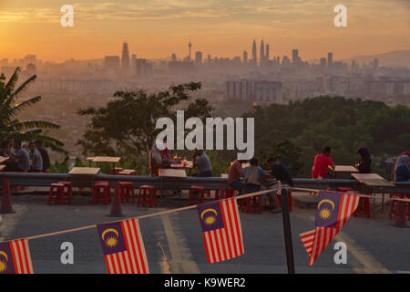 Eine der kuratiert Bilder von meiner Kuala Lumpur Skyline Körper der Arbeit Galerie die Capture mit diesem dynamischen dennoch freundlich immer wieder erneuernden Stadt Stockfoto