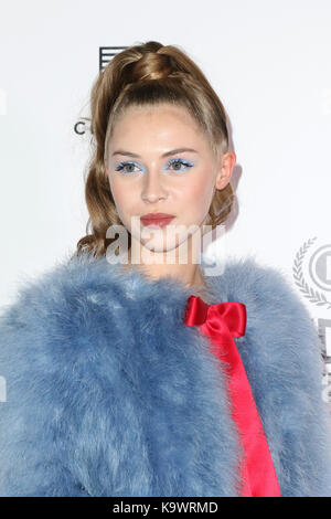 Hermine Corfield, Bienen Honig machen - Weltpremiere, Raindance Film Festival, Vue Leicester Square, London, UK, 23. September 2017, Foto von Richard Goldschmidt Stockfoto