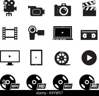Video -Symbol Stock Vektor