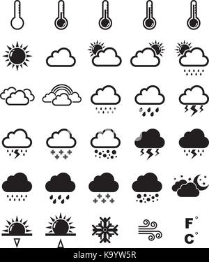 Wetter-icon Stock Vektor