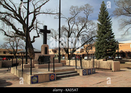 Historische Veteranen War Memorial in Taos, New Mexico Stockfoto