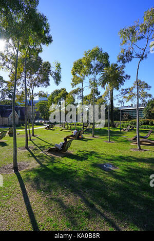 Blick auf dem Campus der Universität von Sydney (USyd), einer der renommiertesten Universitäten in Australien Stockfoto