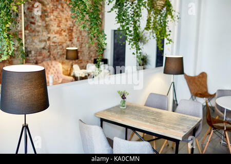 Gemütliches Cafe Stockfoto