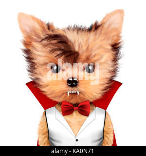 Lustige Dracula. Halloween und Toten tag Konzept. Stockfoto