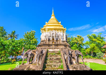 Chiang Mai, Thailand bei Wat Chiang man. Stockfoto