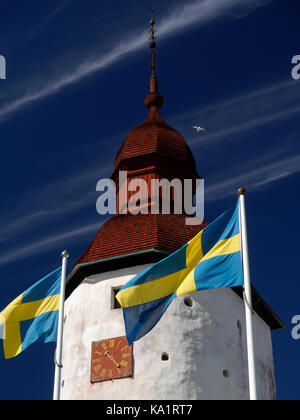 Schloss Läckö, außerhalb von Lidköping, Schweden. Stockfoto