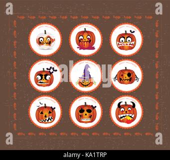 Halloween printables Stock Vektor