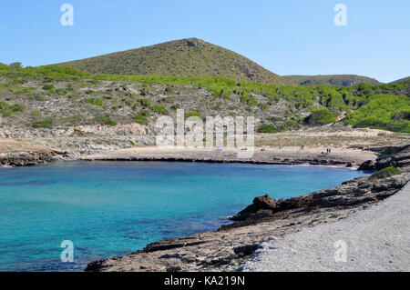 Cala Mitjana (Arta Mallorca) auf Mallorca Balearen Insel in Spanien Stockfoto