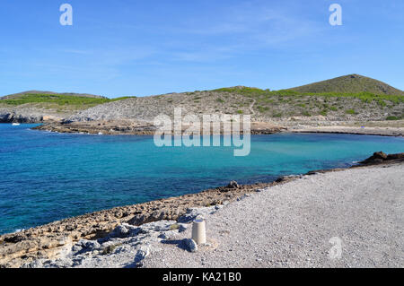 Cala Mitjana (Arta Mallorca) auf Mallorca Balearen Insel in Spanien Stockfoto