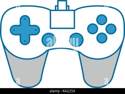 isolierte Spielsymbol Kontrolle Stock Vektor