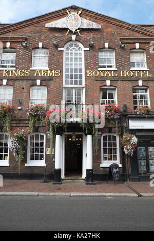 Royal Kings Arms Hotel Stockfoto