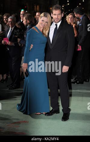 Mailand, Italien. 24 Sep, 2017. Mailand, grünen Teppich Fashion Awards Ankunft im Theater Scala abgebildet: Michelle Hunziker, Tomaso Trussardi Credit: Unabhängige Fotoagentur/Alamy leben Nachrichten Stockfoto