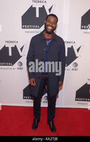 New York, NY, USA. 24 Sep, 2017. Kofi Siriboe im Tribeca TV Festival, die von AT&T, Mitte der Saison Premiere der Königin Zucker am 24. September 2017 an der Cinepolis Chelsea in NEW YORK CITY. Credit: Raymond Hagans/Medien Punch/Alamy leben Nachrichten Stockfoto