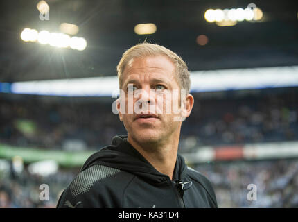 Trainer Markus ANFANG (KI) Fussball 2. Bundesliga, 8. Spieltag MSV Duisburg (DU)-Holstein Kiel (KI) 1:3, am 22.09.2017 in Duisburg/Deutschland. | Verwendung weltweit Stockfoto