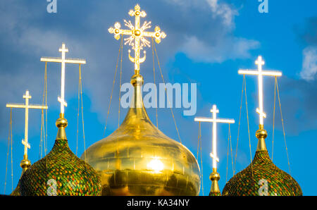 Christliche Kirche in der Sonne, Stockfoto