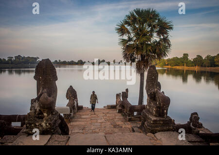 Sras Srang, Angkor Archäologischer Park, Siem Reap, Kambodscha Stockfoto