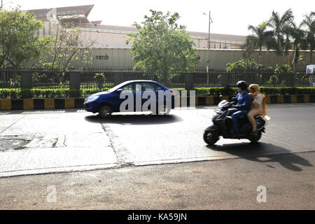 Rabale Bahnhof, Navi Mumbai, Maharashtra, Indien, Asien Stockfoto