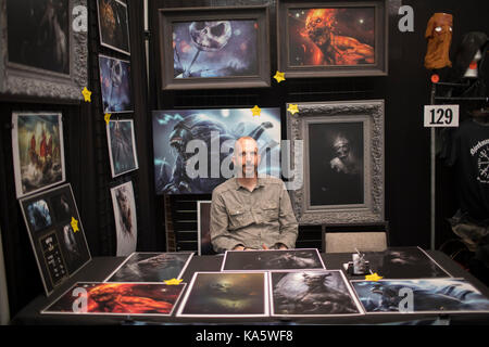 Artist Anbieter, Sohn des Monsterpalooza zeigen im Marriott Burbank Convention Center, Burbank, Los Angeles, Kalifornien, USA Stockfoto