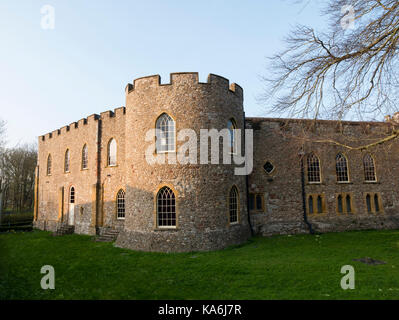 Das Museum von Somerset, Taunton Schloss, Taunton, Somerset, England, UK. Stockfoto