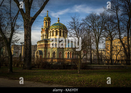 Orthodoxe Kirche in der Stadt Lodz, Polen Stockfoto