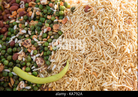 Frische Indien Gewürze und Spaghetti aus einem Spice Market. Stockfoto