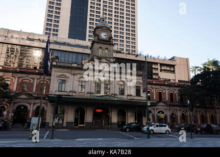 Brisbane Central Railway Station in der Ann Street, Brisbane, Queensland, Australien Stockfoto